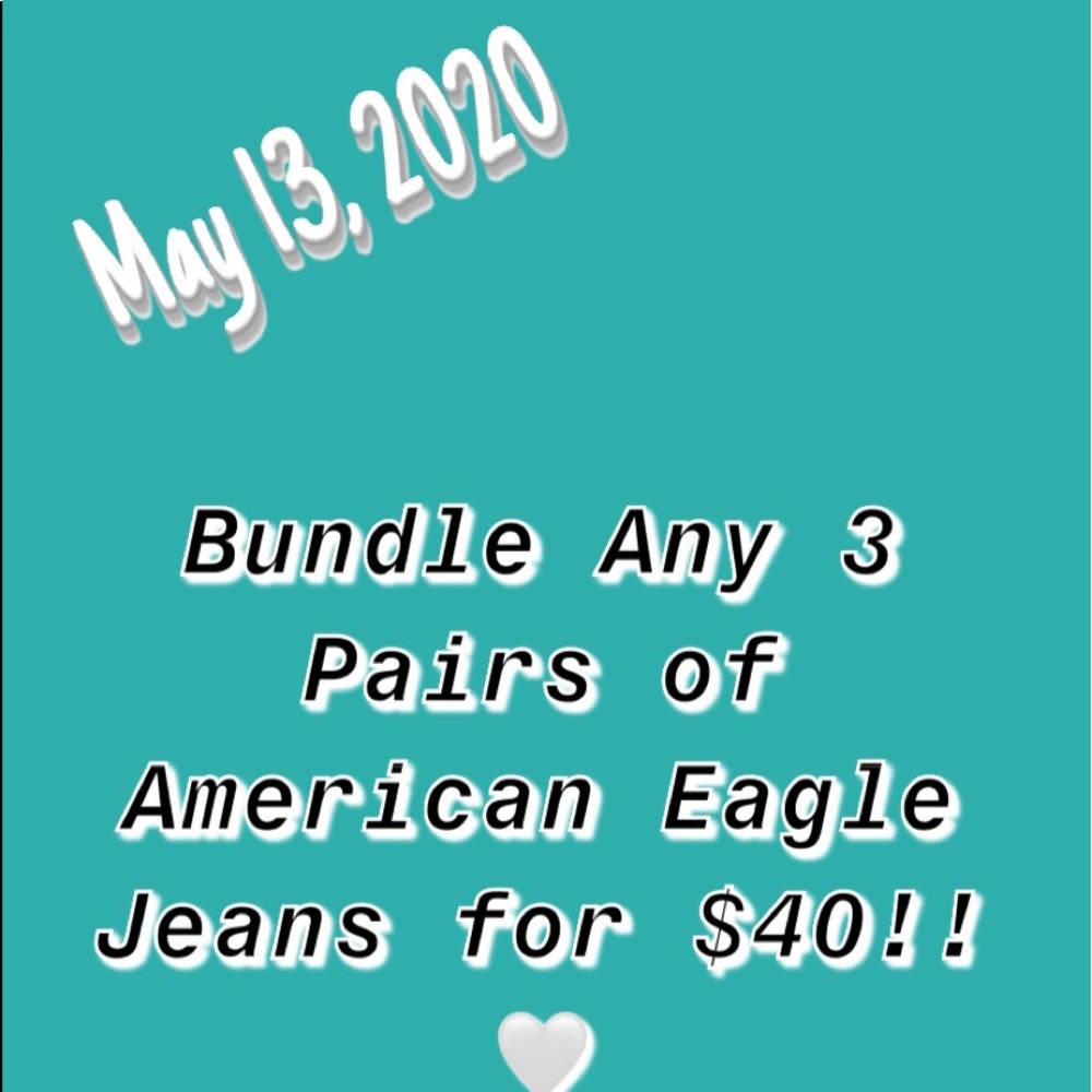 AMERICAN EAGLE BUNDLE SALE